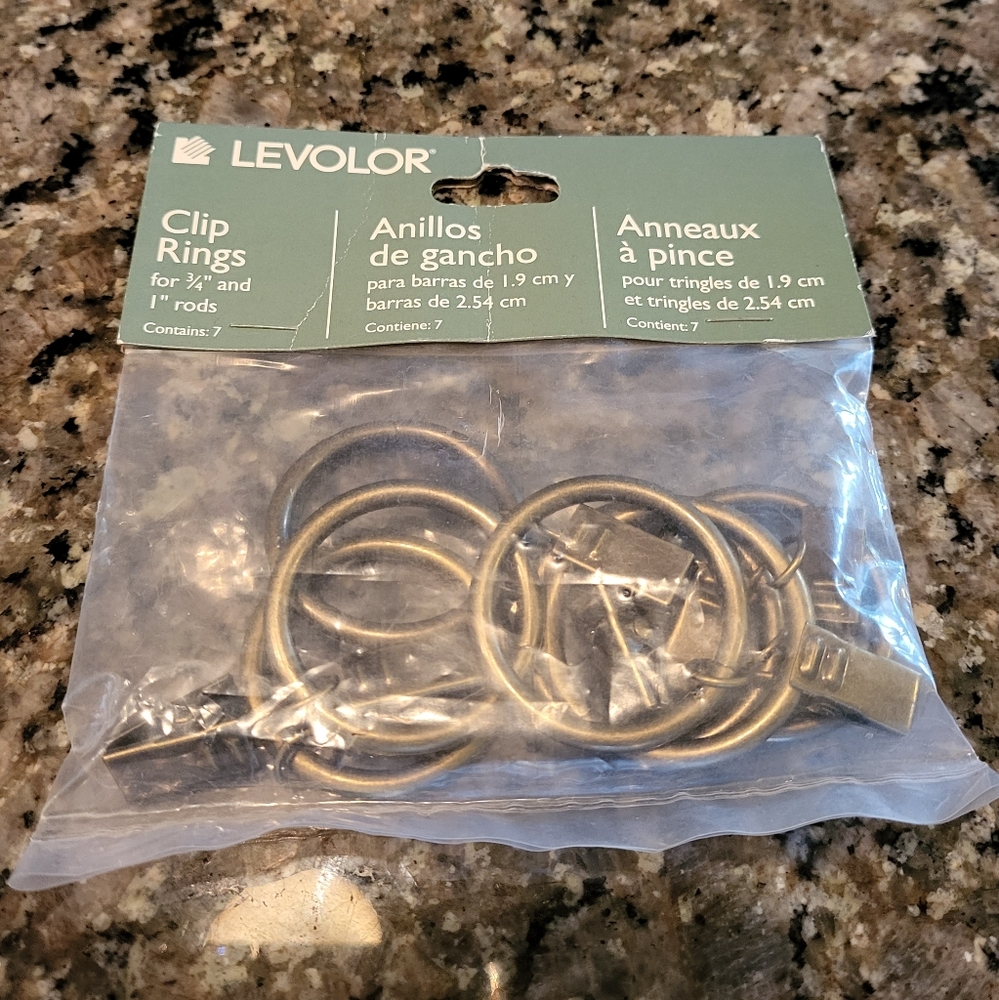 Clip Rings for Curtain Rods